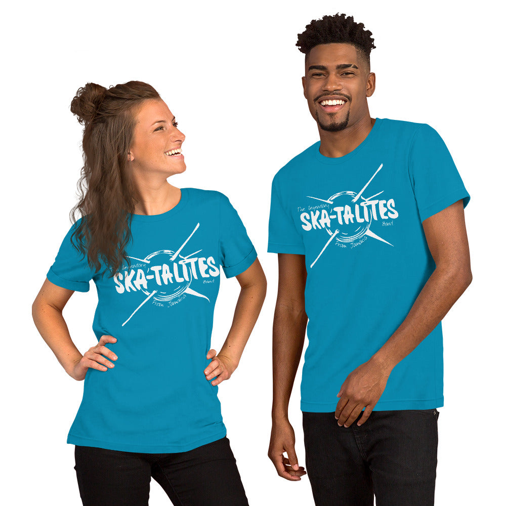 Skatalites Multicolor Unisex T-Shirt (White Logo)